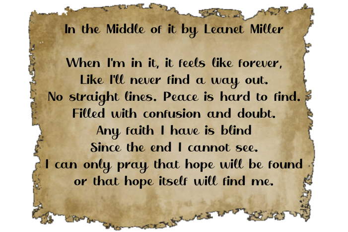 Scroll with note
