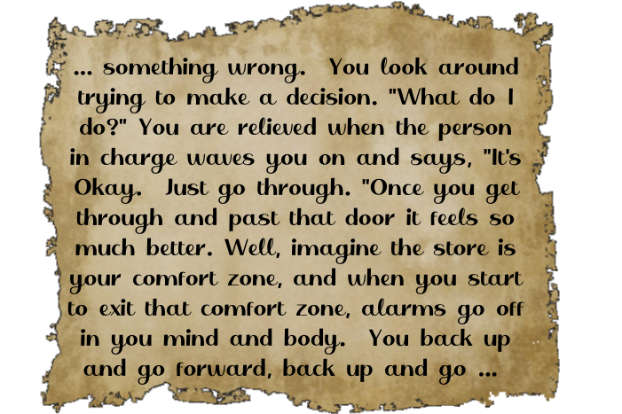 Scroll with note