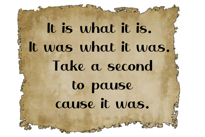 Scroll with note